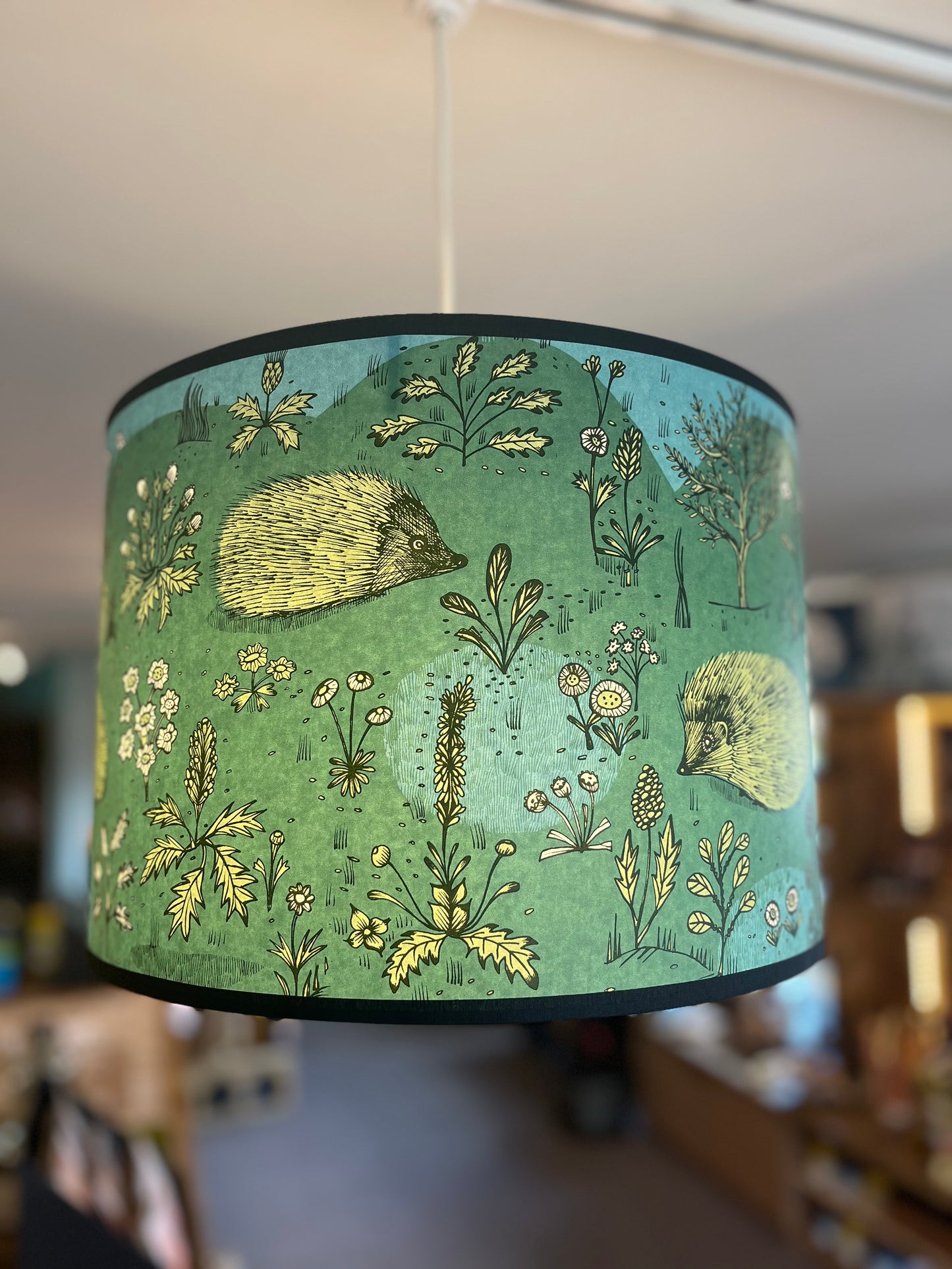 Lush Designs - Green Hedgehog lampshade 40cm