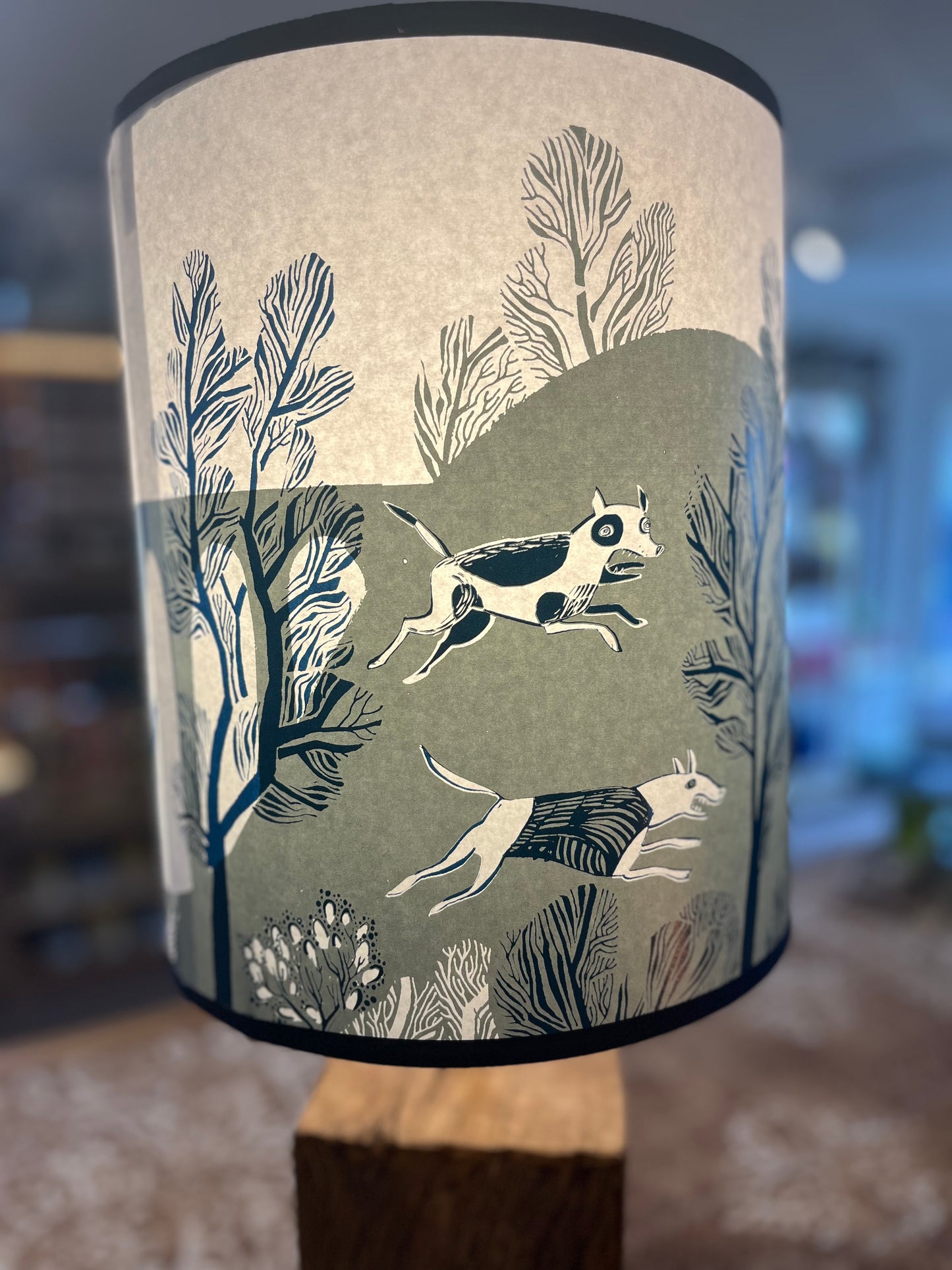 Stag - lampshade - 26cm Diameter