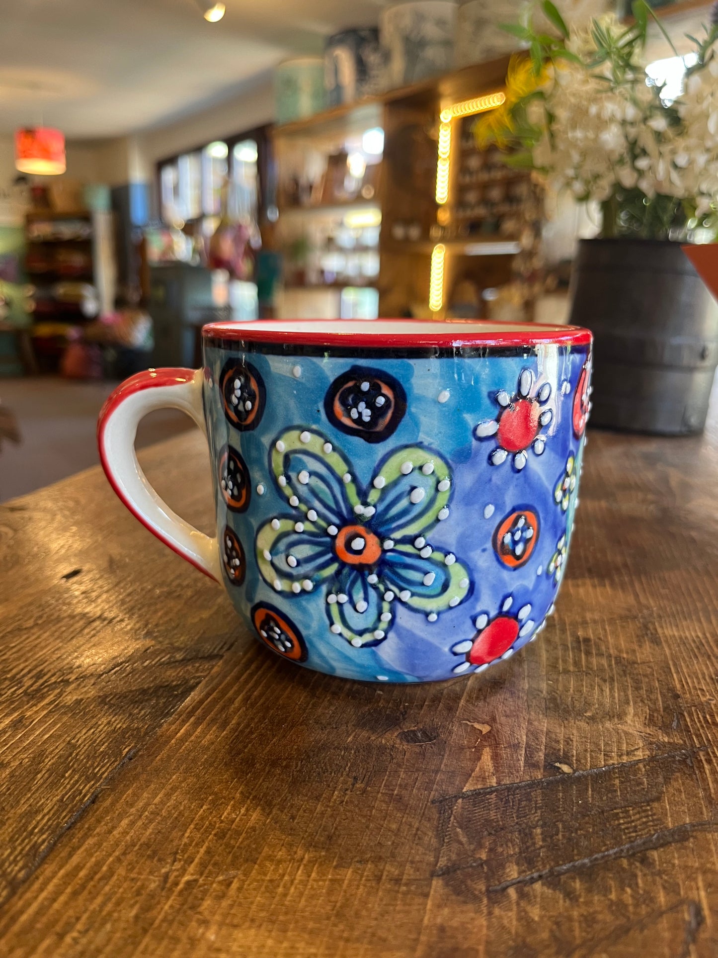 Giant Floral Daisy Mug