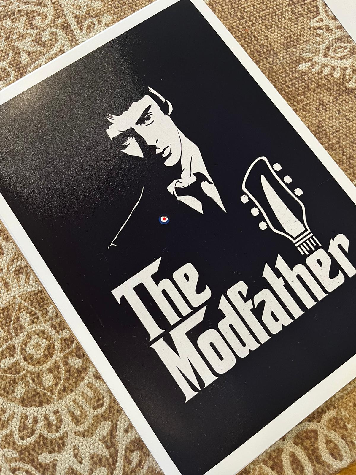 A3 size - The Modfather Print - Art - Lyric Inspired - Movie